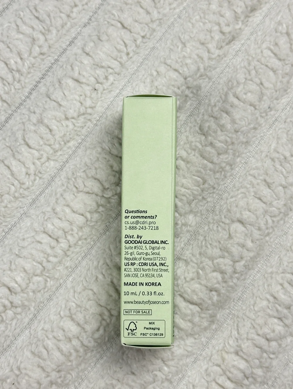 Beauty of Joseon Green Tea Sunscreen Moisturizer3